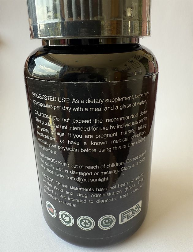 Uromend Men product bottle back