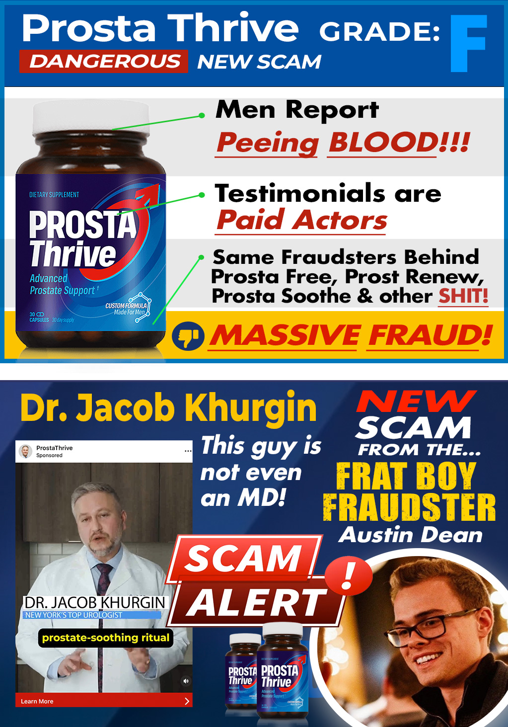 Prosta Thrive - product rating and information card