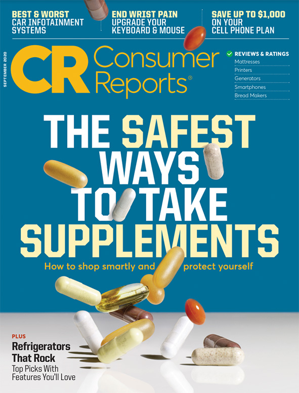 Consumer Reports - The safest ways to take supplements - book cover